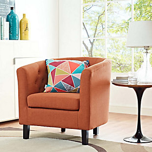 Modway Prospect Armchair, Orange, rollover