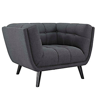 Modway Bestow Armchair, Gray, large