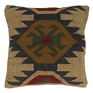 Saro Lifestyle Tribal Kilim Design Pillow Cover, , large