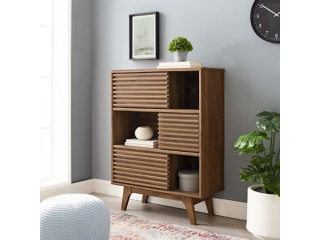 Modway Render 3-Tier Display Storage Cabinet Stand