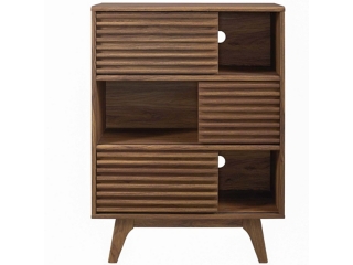 Modway Render 3-Tier Display Storage Cabinet Stand