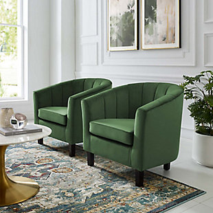 Modway Prospect Armchair (Set of 2), Emerald, rollover