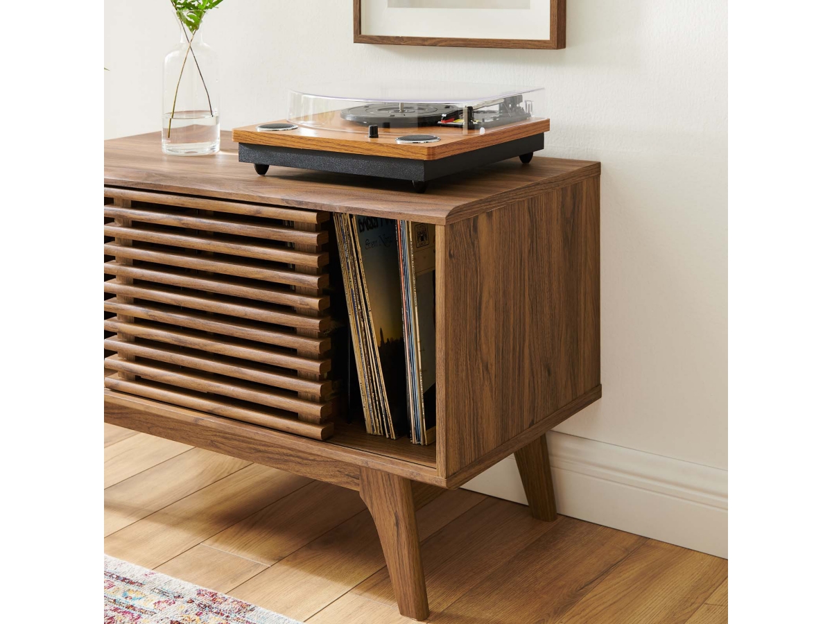Modway Render Vinyl Record Display Stand | Ashley