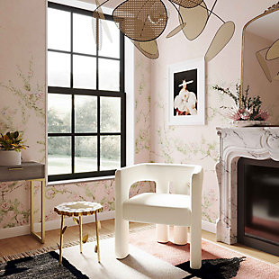 TOV Furniture Sloane Chair, Cream, rollover
