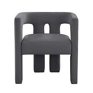 TOV Furniture Sloane Chair, Dark Gray, large