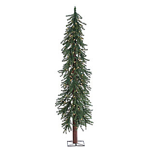 Sterling 6ft Pre-Lit Rustic Alpine Tree, , large
