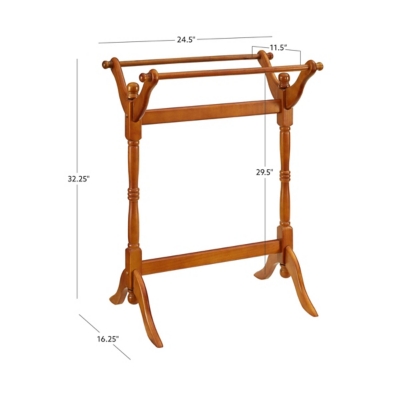 Wooden Blanket Holder Hanger How to Hang A Pendleton Blanket 