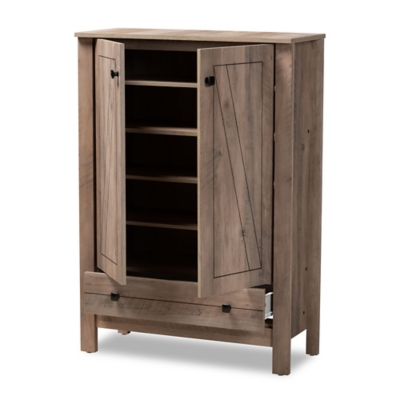 Ashley furniture shoe online cabinet