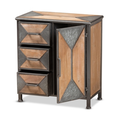 Baxton studio wood online cabinet