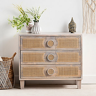 Crestview Collection Wilclay 3-Drawer Chest, , rollover