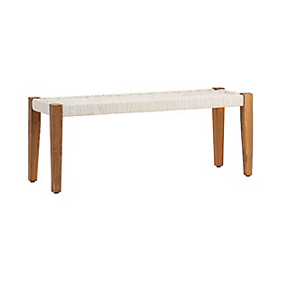 Crestview Collection Bengal Manor Jute Yarn Bench, , large
