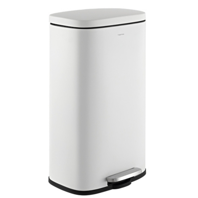 A600065543 happimess Curtis 8 Gallon Trash Can, White sku A600065543