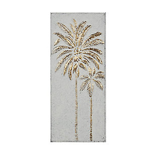 Bayberry Lane Relief Palm Tree Wall Decor 14" x 1" x 33", , large