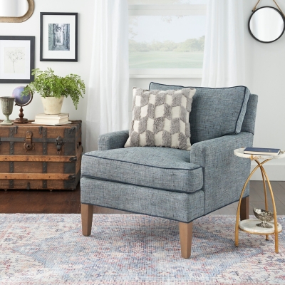 Nicole Curtis Nicole Curtis Nicole Curtis Pillow Tufted Diag Checkers 18"X18" Lt Grey Indoor Throw Pillow, Light Gray, rollover