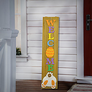 National Tree Company 43" Easter Welcome Porch Decor, , rollover