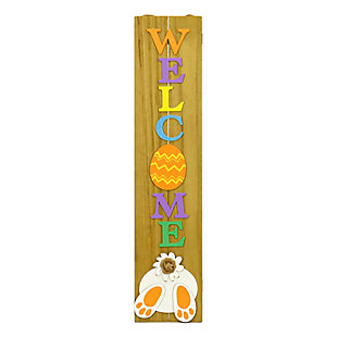National Tree Company 43" Easter Welcome Porch Decor, , large