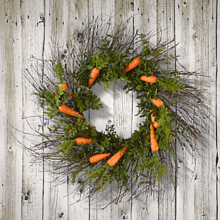 National Tree Company 24" Carrot Easter Wreath, , rollover