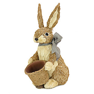 National Tree Company 16" Bunny with Basket, , large