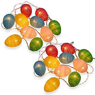 National Tree Company Set of 2- Battery Operated Easter Egg Light Strings, , large