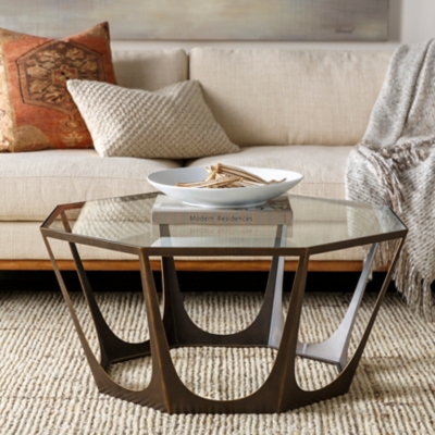 Ashley furniture deals glass coffee table