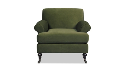 Jennifer Taylor home Alana Lawson Accent Arm Chair, Olive Green, large
