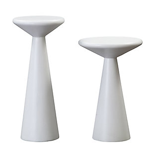 TOV Furniture Gianna Concrete Accent Tables - Set of 2, , large