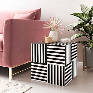 TOV Furniture Cube Side Table, , rollover