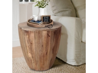 Arthur Cylindrical Side End Table