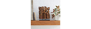Bayberry Lane Teak Wood Natural Abstract Sculpture, , large