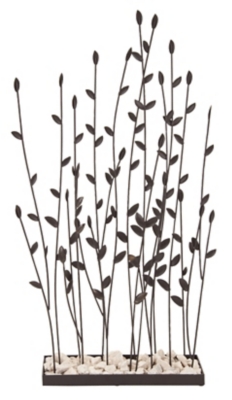 Bayberry Lane Floral Sculpture with Loose Stones, , large