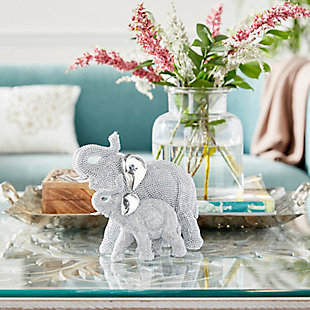 Bayberry Lane Glam Elephant Sculpture, , large