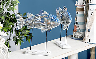 Bayberry Lane Fish Sculpture (Set of 2), , rollover