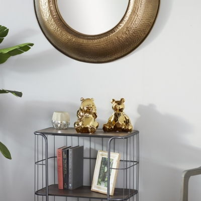 CosmoLiving by Cosmopolitan Bear Handmade Sculpture (Set of 2), , rollover