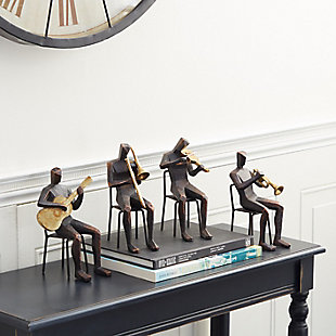 Bayberry Lane Musician Sculpture with Instruments (Set of 4), , rollover