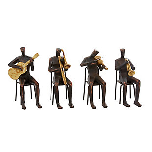 Bayberry Lane Musician Sculpture with Instruments (Set of 4), , large