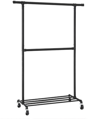 SONGMICS Industrial Clothes Rack on Wheels, , large