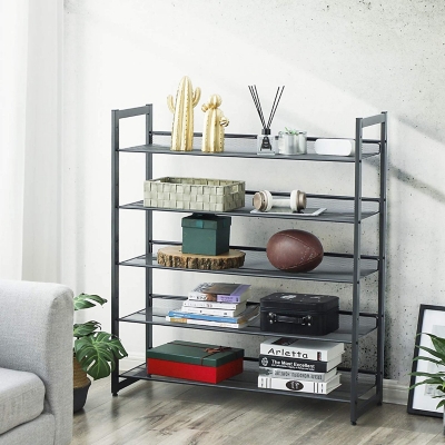 Songmics 5 tier online shoe rack