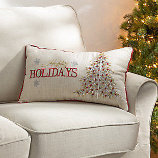 GIL Set of 2, 20-in L Fabric Holiday Design Pillows, , rollover