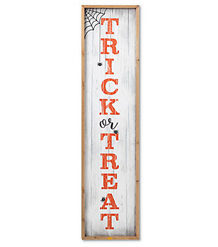 GIL 4ft Trick or Treat Halloween Porch Sign, , large