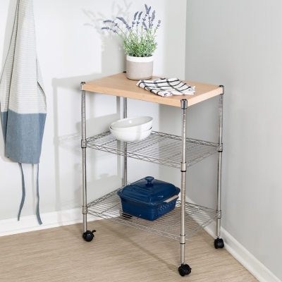 Honey-Can-Do Mini 3 Tier Dining Cart, , large