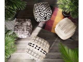 TOV Furniture Yorba Pouf