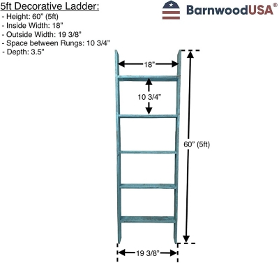 BarnwoodUSA 4 in. x 6 in. Robins Egg Blue Rustic Farmhouse