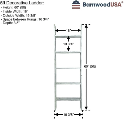 Barnwoodusa discount decorative ladder