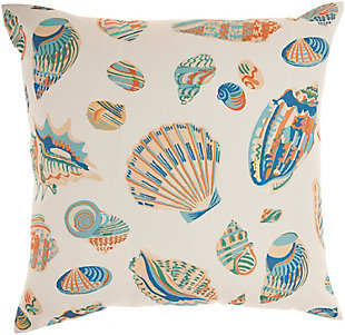 Nourison Waverly Pillows Low Tide Indoor/Outdoor Throw Pillow, , large