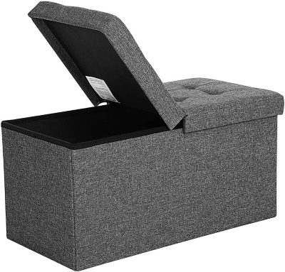 Songmics folding discount storage ottoman bench