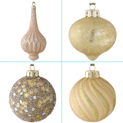 Set, Tree Yuletide Glam National Christmas 20-Piece | Collection Ornament Company Tree Ashley