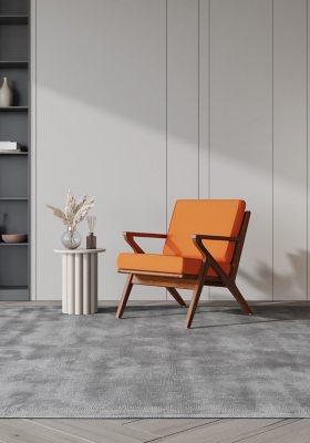 Manhattan Comfort Martelle Accent Chair (Set Of 2), Orange/Amber, rollover