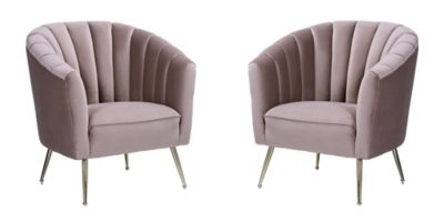 Manhattan Comfort Rosemont Accent Chair (Set Of 2), , large