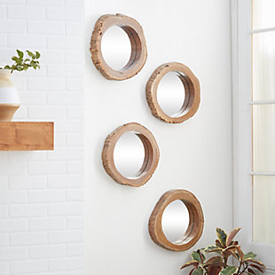 Bayberry Lane Live Edge Wall Mirror (Set of 4), , rollover