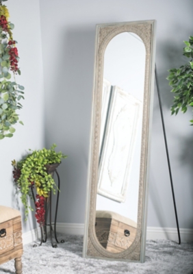 Bayberry Lane Bohemian Leaning Floor Mirror | Ashley